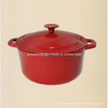 LFGB Approved Cast Iron Cocotte with Enamel Finish China